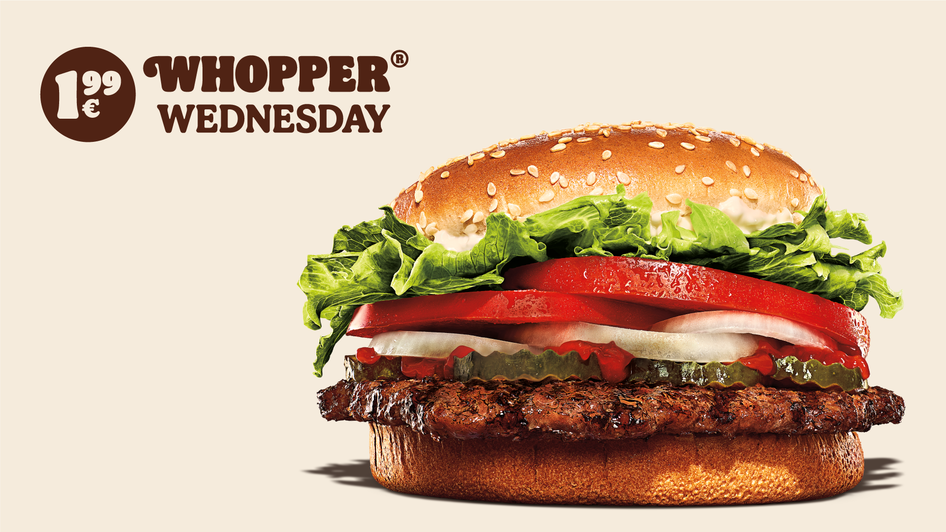 Whopper Wednesday Burger King 7514